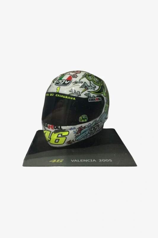 Helmmodell Valentino Rossi MotoGP Valencia 2005