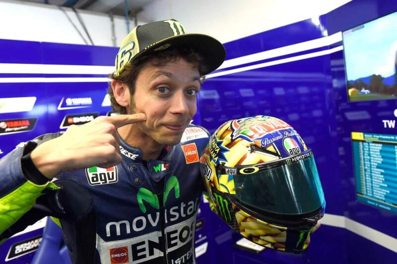 MotoGP Helmmodell Valentino Rossi Mugello 2014