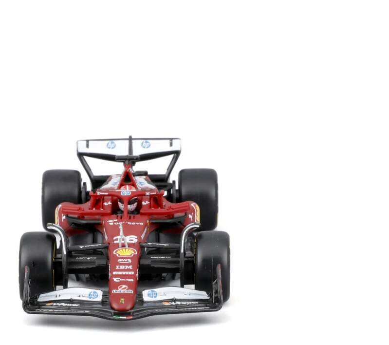 Modell Scuderia Ferrari SF-25 BBurago #16 Charles Leclerc 2025 im Maßstab 1:43 Signature