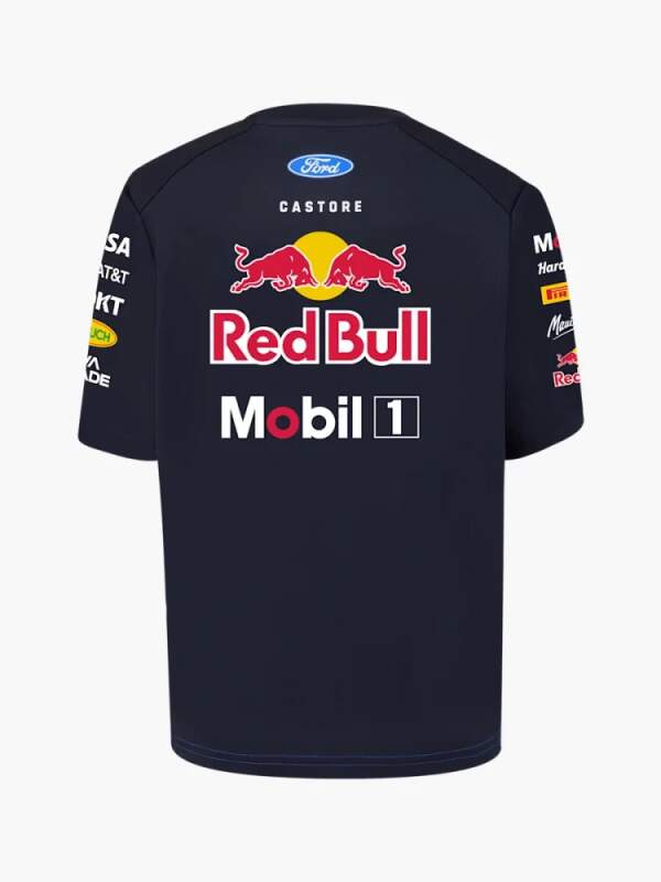 Oracle Red Bull Racing Kinder-T-Shirt mit Sponsorenlogos - Team Edition