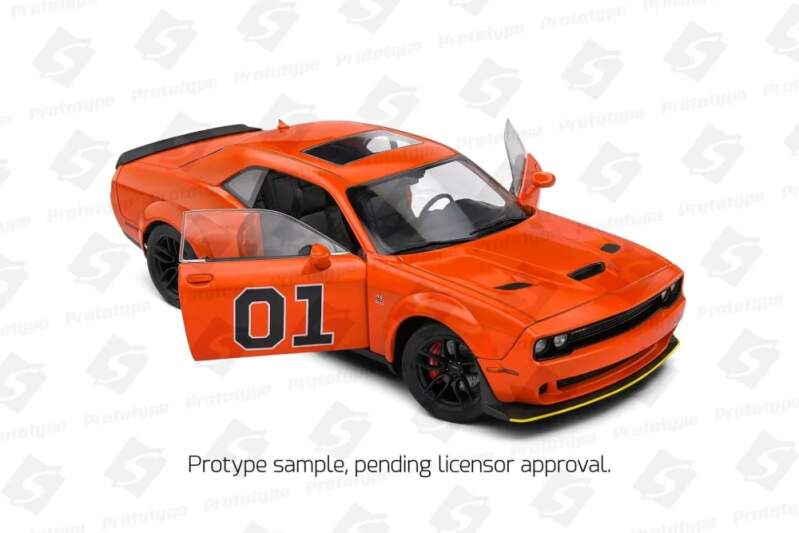Modell Solido Dodge Challenger R/T Scat Pack Widebody #01 Hazzard Tribute 2023