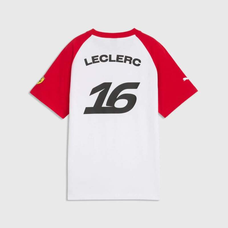 Charles Leclerc Scuderia Ferrari F1 x Puma kids' T-shirt - fan edition - 140 CM