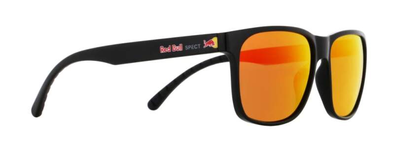 Red Bull Spect Sonnenbrille EARLE schwarz mit orangefarbenen Gläsern
