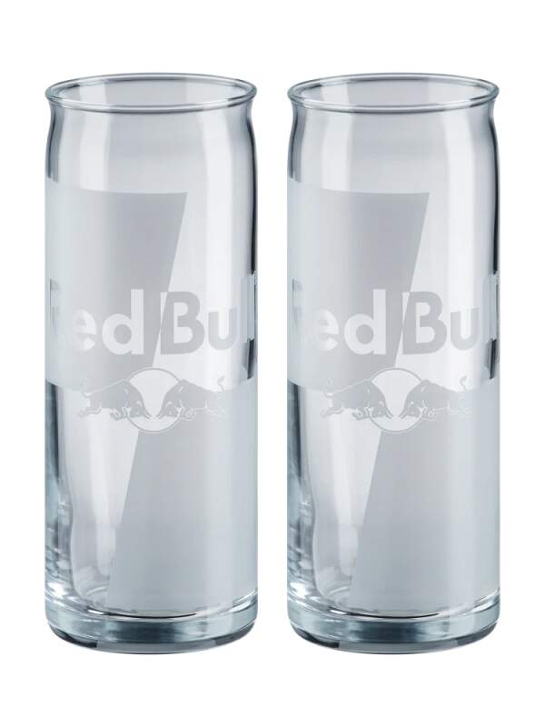 Red Bull Gläser mit Logo - 2er-Set