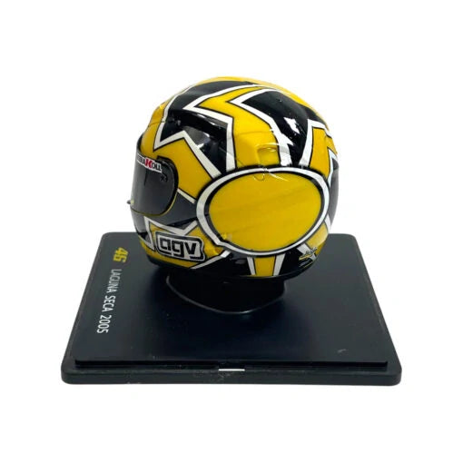 Valentino Rossi MotoGP Helmmodell im Maßstab 1:5 – Laguna Seca 2005