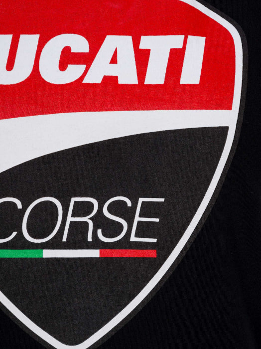 Ducati Corse Damen-T-Shirt mit Logo schwarz