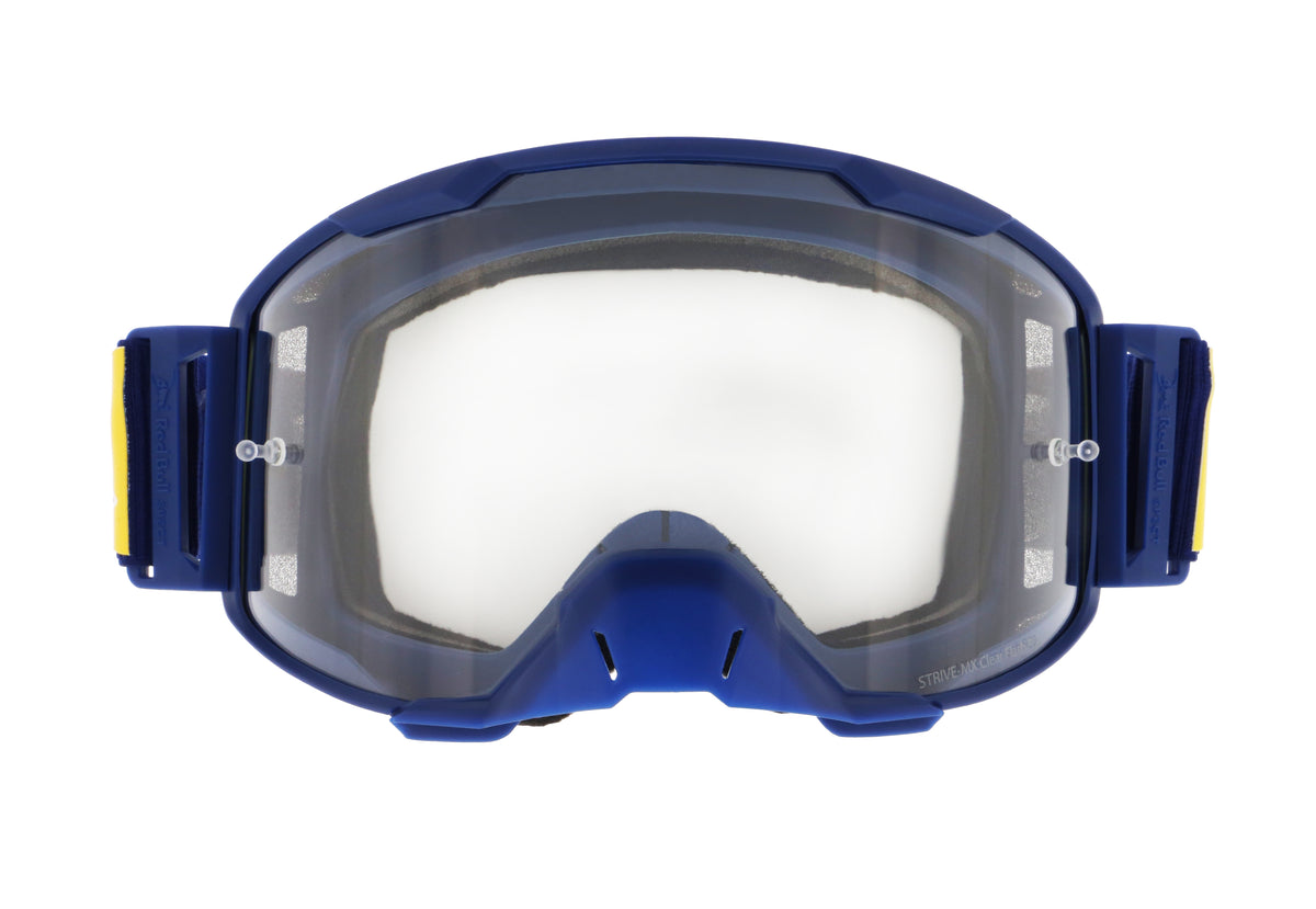 Red Bull Spect Motocrossbrille STRIVE dunkelblau mit klarem Glas