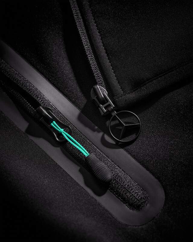 Mercedes AMG F1 casual softshell jacket black