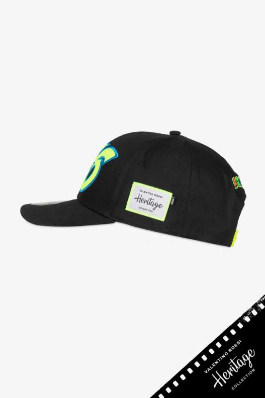 Cap VR46 Valentino Rossi - Heritage schwarz