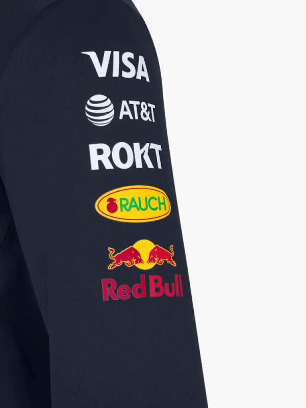Oracle Red Bull Racing Team-Softshelljacke mit Sponsorenlogos