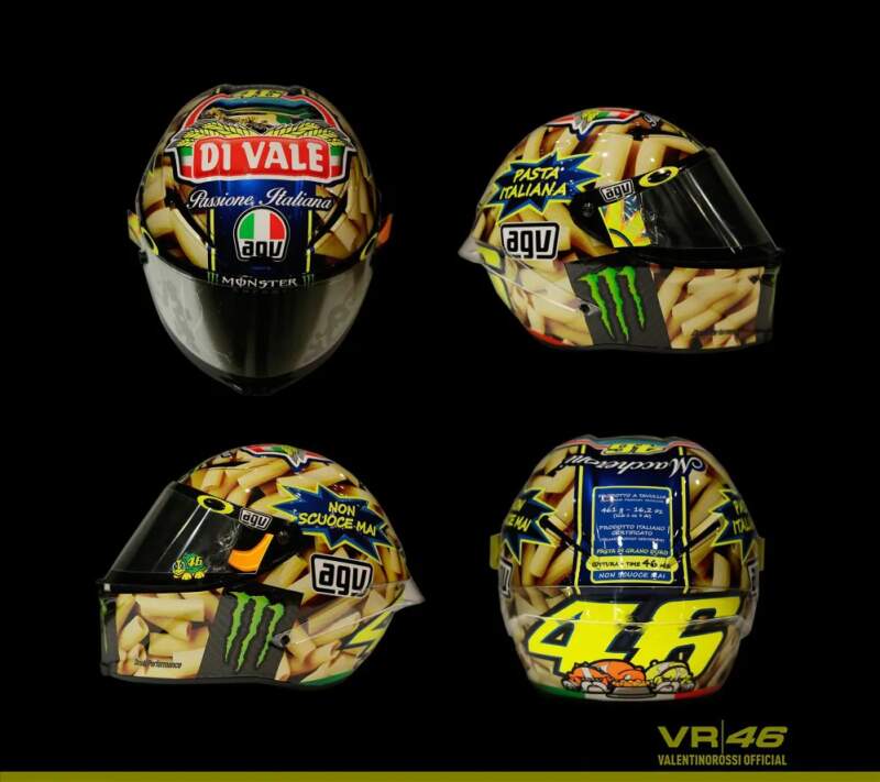 MotoGP Helmmodell Valentino Rossi Mugello 2014