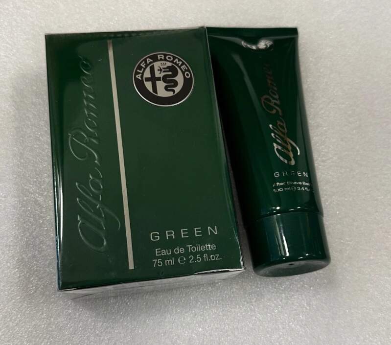 Alfa Romeo Green Eau de Toilette 75 ml + After Shave Balsam 100 ml Geschenkset