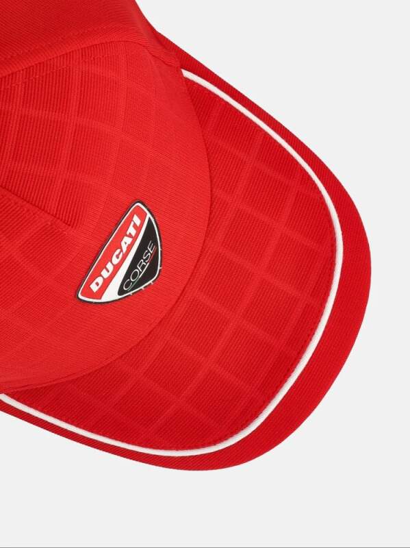 Ducati Corse GRID Fan-Cap rot mit Logo