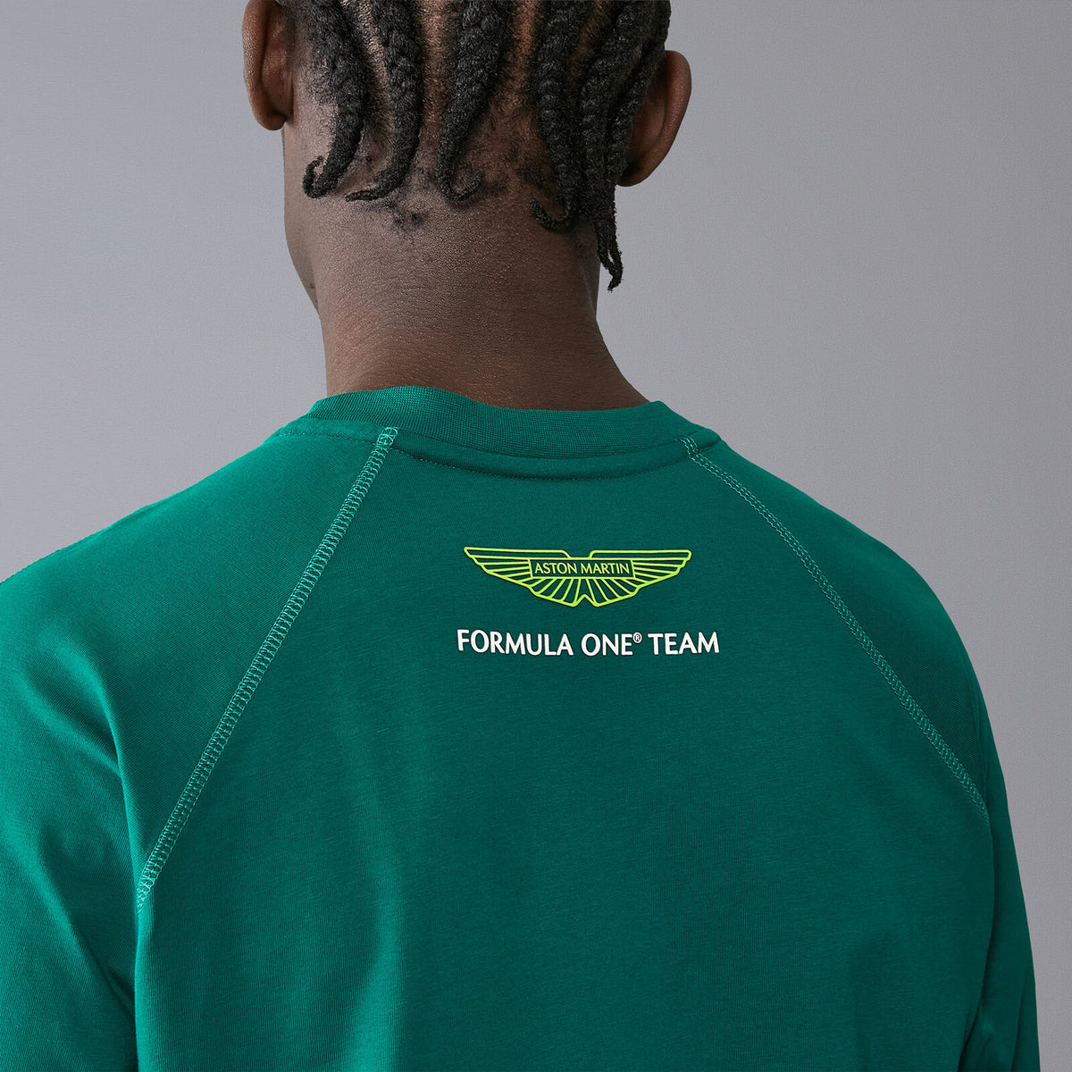 Aston Martin F1 Team LOGO casual T-shirt green