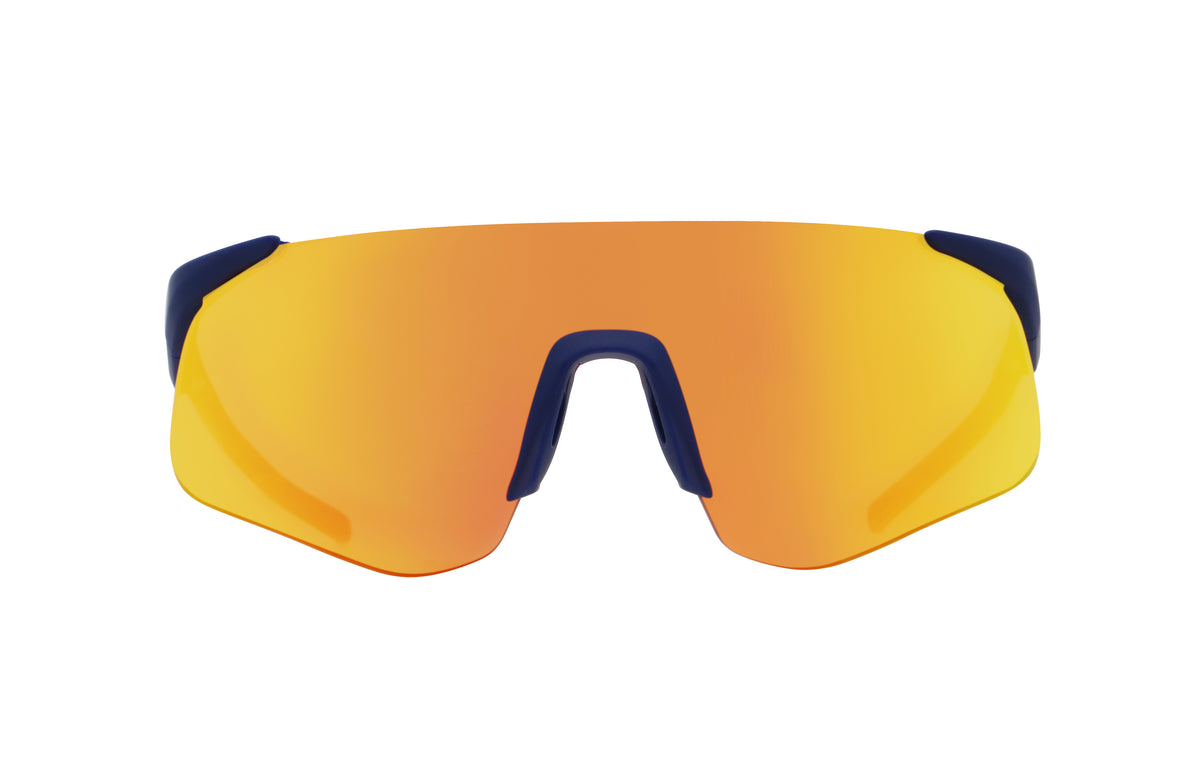 Red Bull Spect Sonnenbrille MARK weiß mit blauem Glas