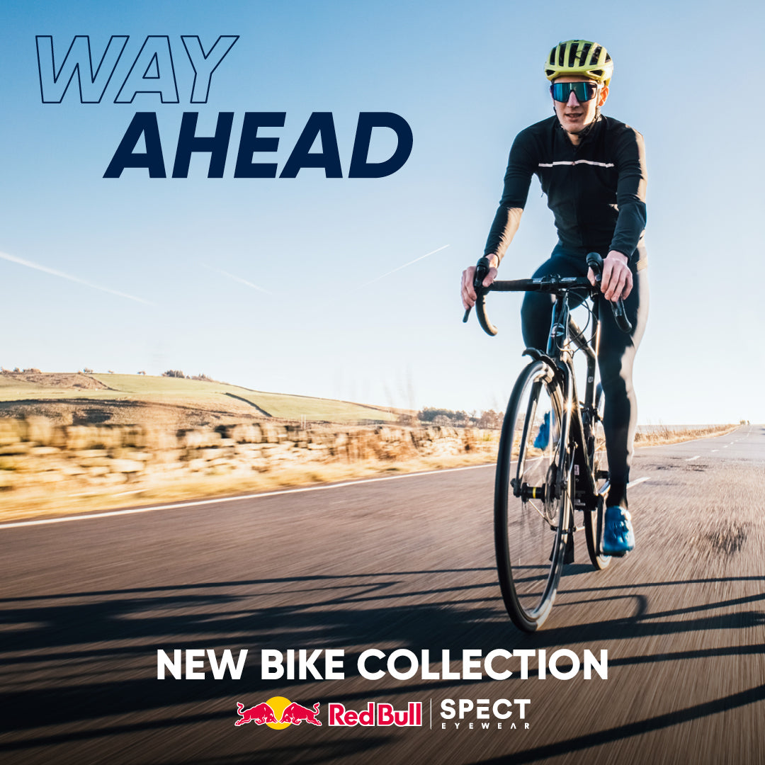 Red Bull Spect Sonnenbrille DASH schwarz mit grün-violettem Glas