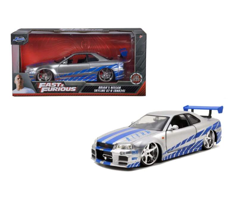 Modell Fast & Furious Nissan Skyline R34 2002