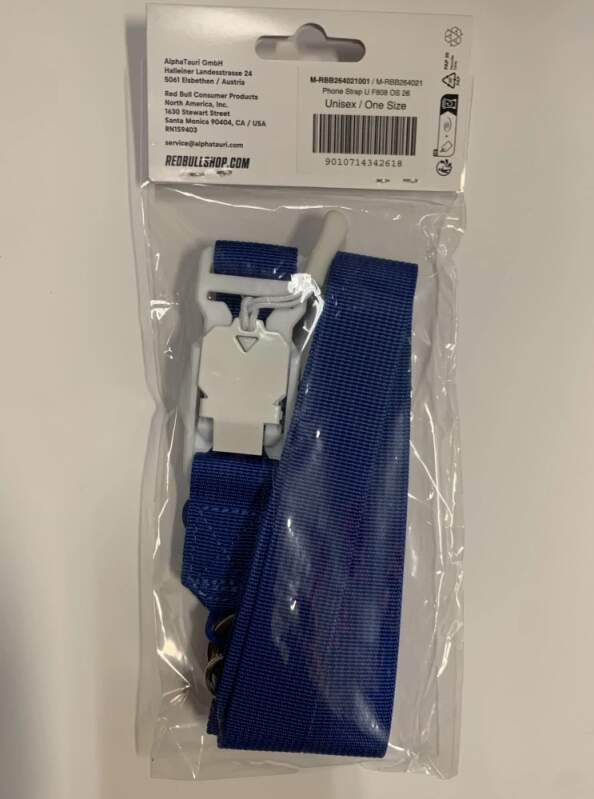 Red Bull Bora Hansgrohe phone lanyard with logo
