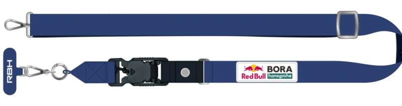 Red Bull Bora Hansgrohe phone lanyard with logo