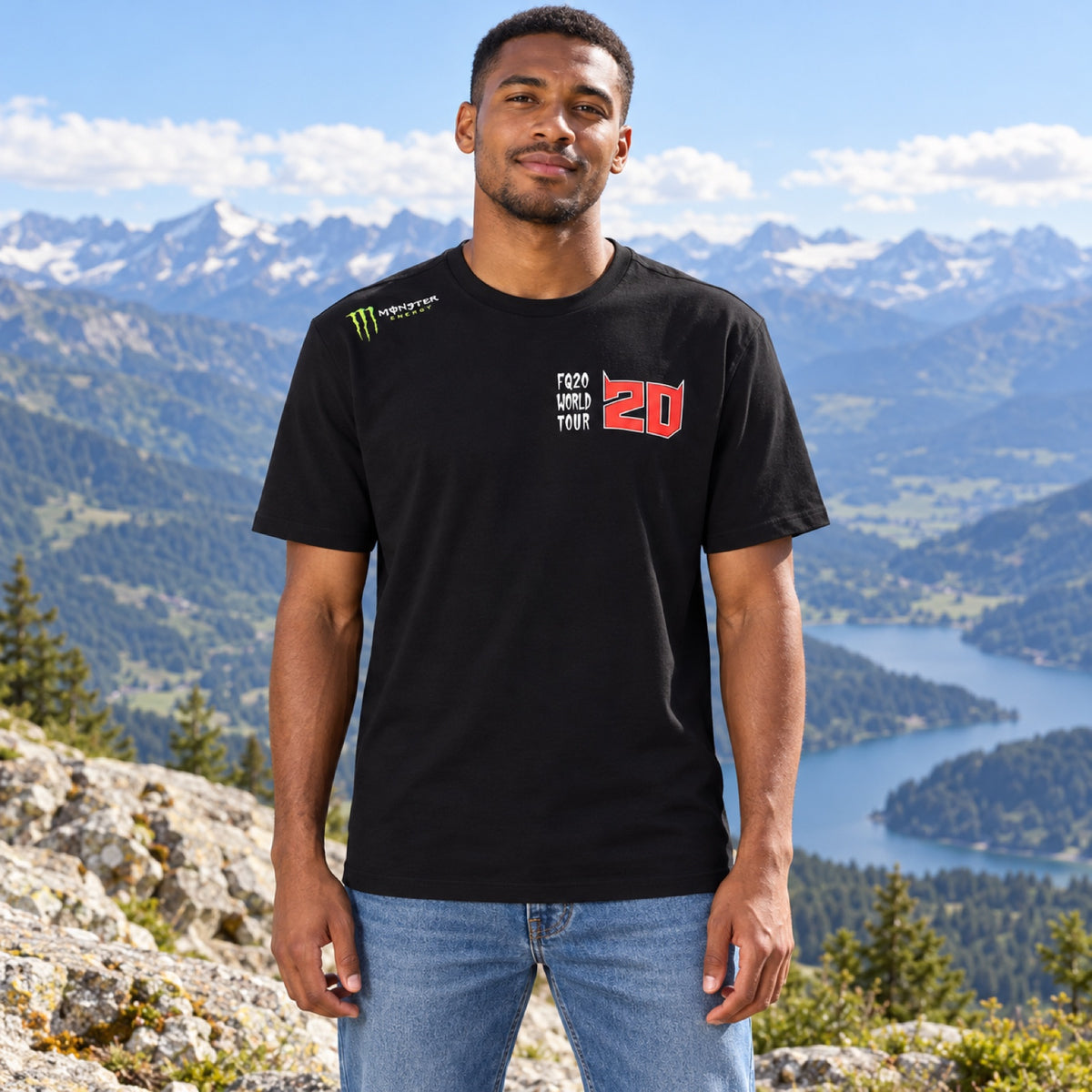 Yamaha Fan T-Shirt – Fabio Quartararo – World Tour – illustrative photo (AI)