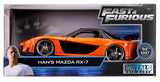 Fast & Furious Mazda RX-7 Tokyo Drift 1:24 model with figure