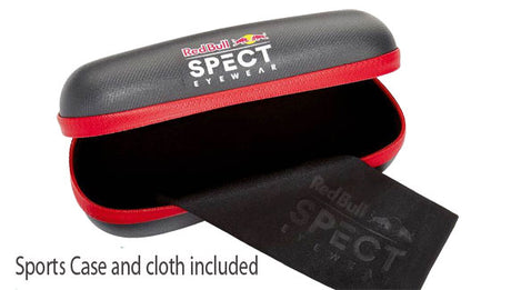 Red Bull Spect TAIN sunglasses black with orange lenses