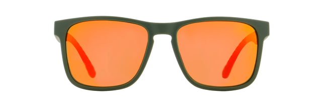 Red Bull Spect Sonnenbrille EDGE grün mit verspiegelten Gläsern
