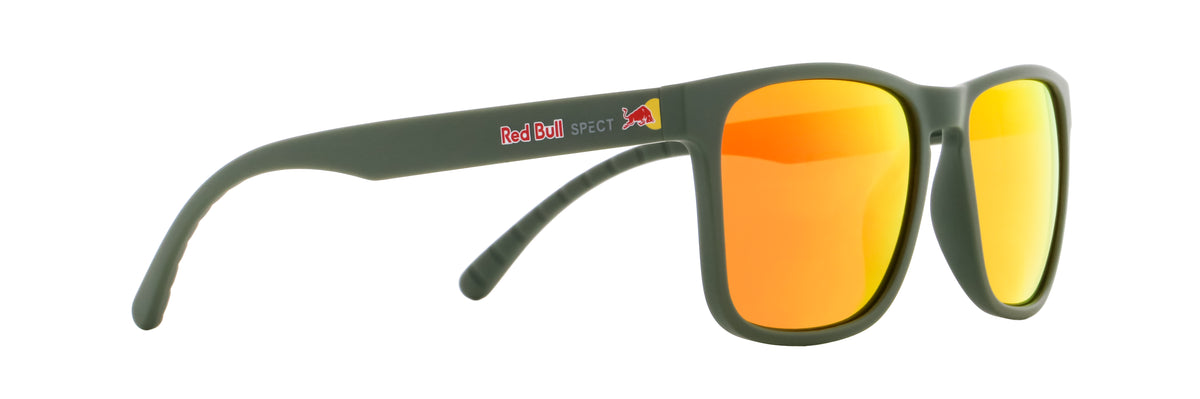 Red Bull Spect Sonnenbrille EDGE grün mit verspiegelten Gläsern