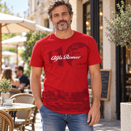 Alfa Romeo T-Shirt CLASSIC RED – Rot – Illustrationsfoto (KI)