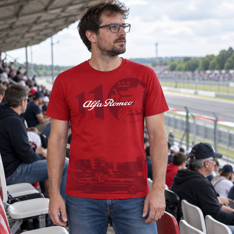 Alfa Romeo T-Shirt CLASSIC RED – Red – ilustrační foto (AI)