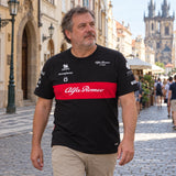 Alfa Romeo F1 Team T-Shirt – Black – ilustrační foto (AI)