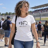 Alfa Romeo Women's T-Shirt METALLIC WHITE – White – ilustrační foto (AI)