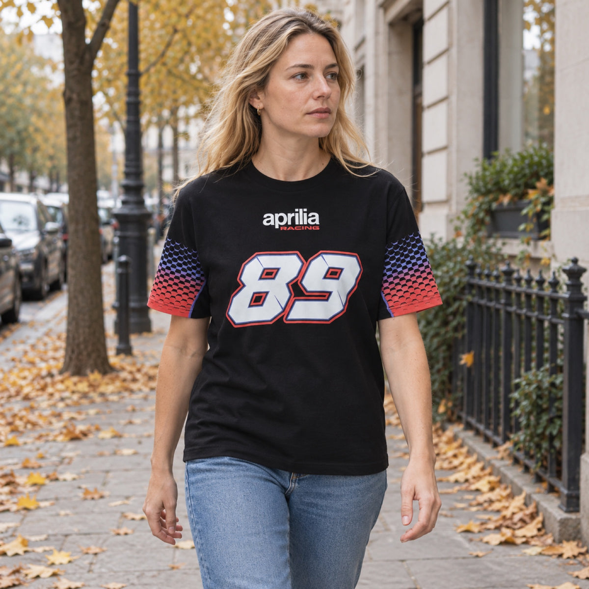 Aprilia Racing Fan T-Shirt – Martinator #89 – ilustrační foto 2 (AI)
