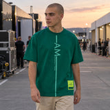 Aston Martin F1 Team Oversized Casual T-Shirt – Green – ilustrační foto (AI)