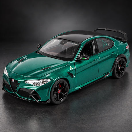 Bburago Alfa Romeo Giulia GTAm Modell – Grün – Illustrationsfoto (KI)