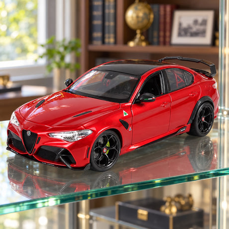 Bburago Alfa Romeo Giulia GTAm Modell – Rot – Illustrationsfoto (KI)