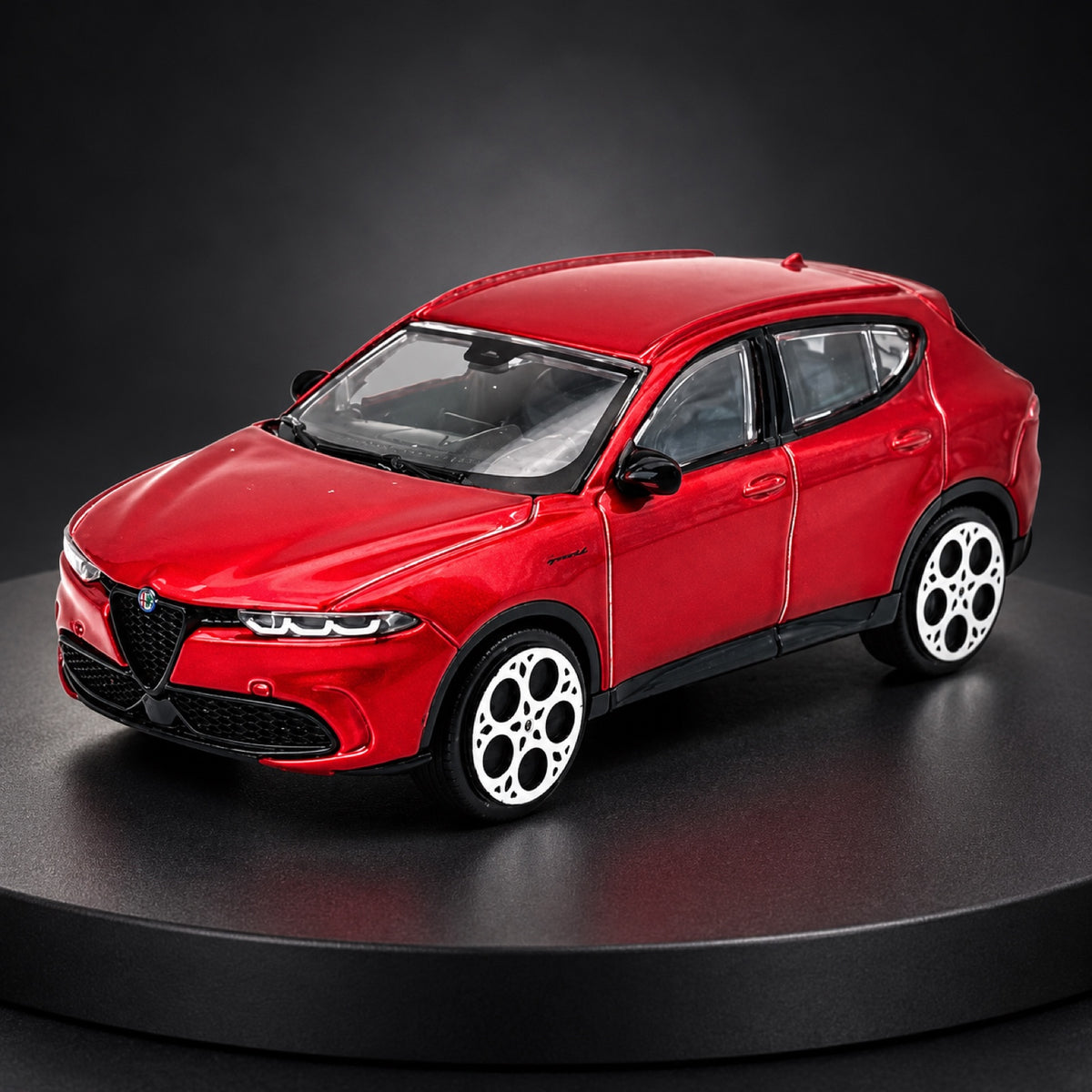 Bburago Alfa Romeo Tonale Modell 1:24 – Rot – Illustrationsfoto (KI)