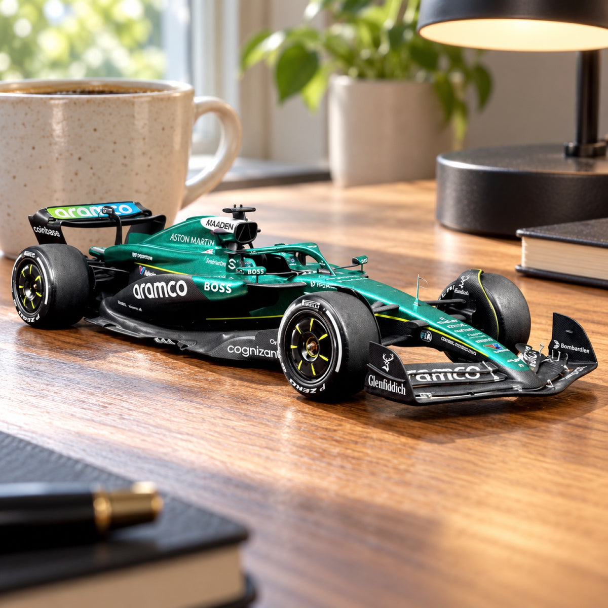 Bburago Aston Martin F1 AMR25 Model #14 Fernando Alonso 2025 – illustrative photo (AI)