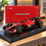 Scuderia Ferrari SF-23 Bburago #55 Carlos Sainz 2023 Model 1:43 – Signature – illustrative photo (AI)