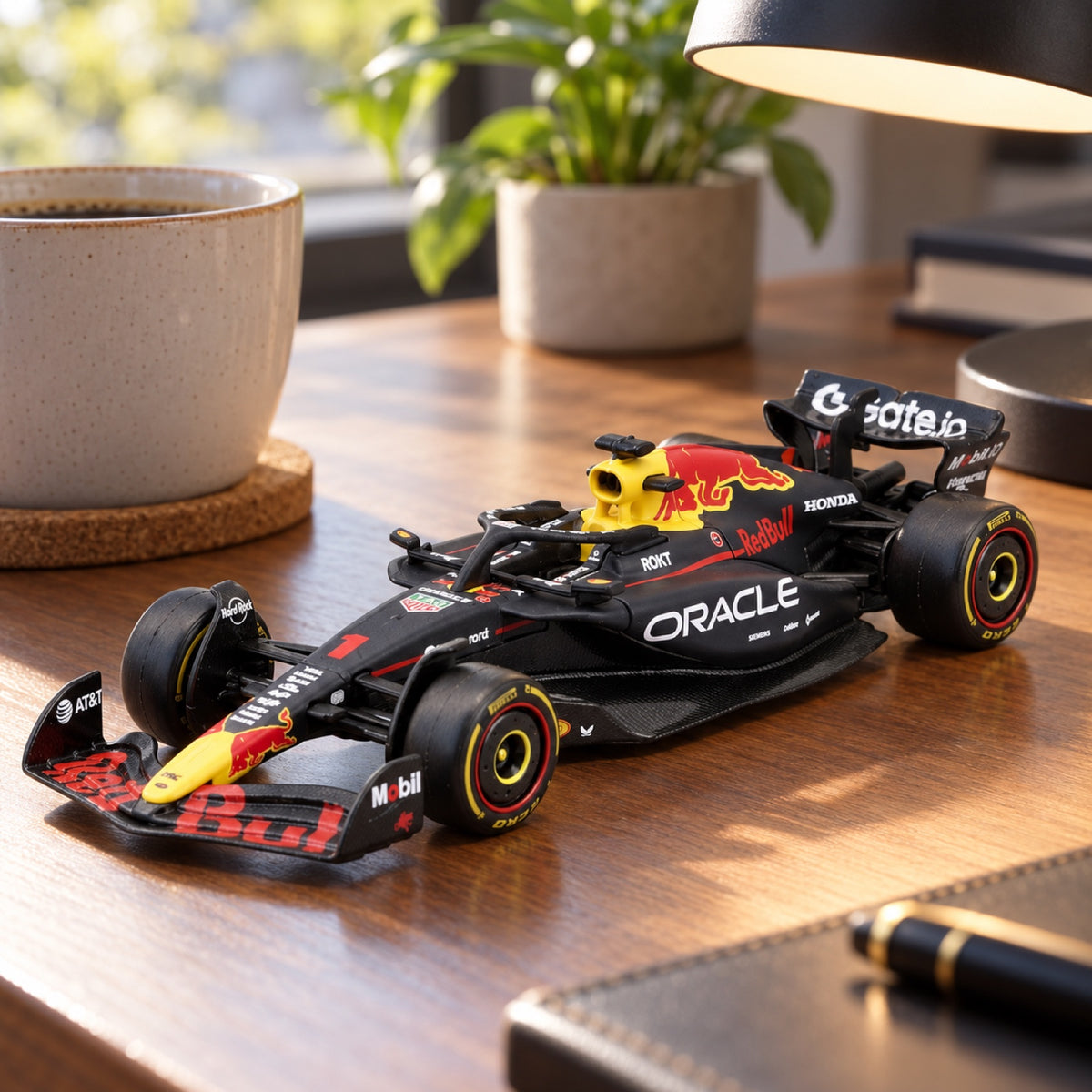 Bburago Red Bull F1 RB21 #1 Max Verstappen 2025 Model 1:43 – illustrative photo (AI)