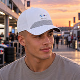 BMW Motorsport Cap mit Logo – Weiß – Illustrationsfoto (KI)