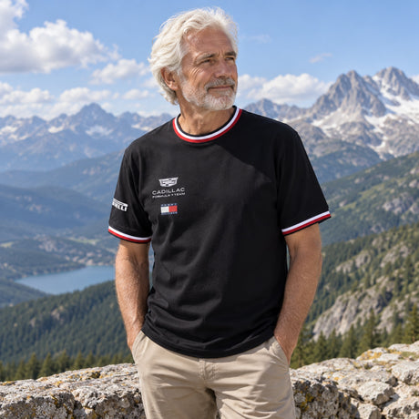 Cadillac F1 x Tommy Hilfiger Team T-Shirt – Black – illustrative photo (AI)