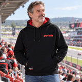 Ducati Corse Herren-Hoodie – Schwarz – 100th Years DUCATI Edition – Illustrationsfoto (KI)