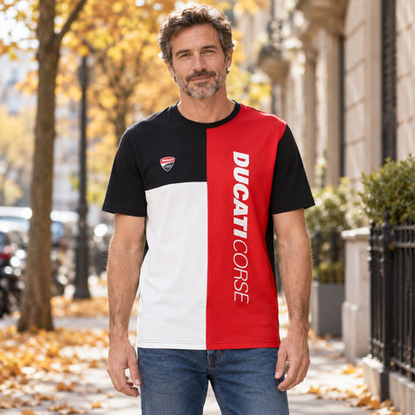 Ducati Corse BLOCK Fan T-Shirt – illustrative photo (AI)
