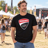 Ducati Corse T-Shirt with Ducati Logo – Black – illustrative photo (AI)
