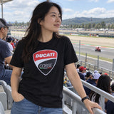 Ducati Corse T-Shirt with Ducati Logo – Black – ilustrační foto 2 (AI)