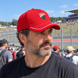 Ducati Corse GRID Fan Cap with Logo – Red – ilustrační foto (AI)