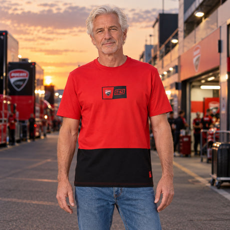 Ducati Corse Fan T-Shirt – Marc Marquez with Logo – illustrative photo (AI)