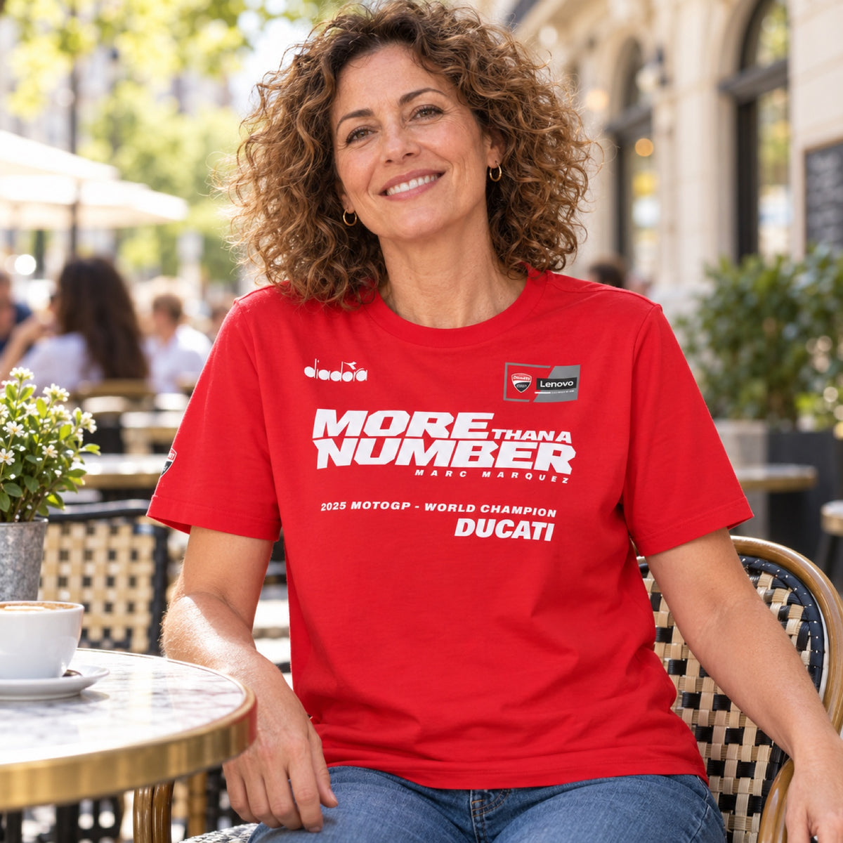 Marc Marquez Ducati Corse Team T-Shirt – #1 Champion T-Shirt – illustrative photo (AI)