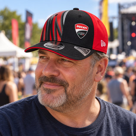 Ducati Corse 9SEVENTY Cap with Logo – illustrative photo (AI)